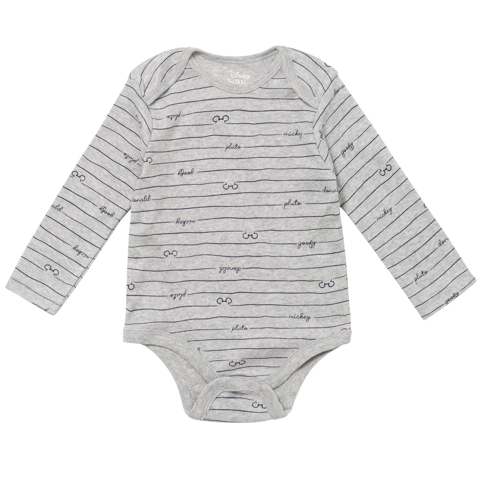Disney Mickey Mouse Goofy Donald Duck Newborn Baby Boys 5 Pack Bodysuit Newborn to Infant