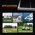 thumbnail image 3 of SolarHorizon Solar Panel 200W 12V Monocrystalline Portable Waterproof for RV Camping Home Marine Boat Off-Grid Systems, 3 of 7
