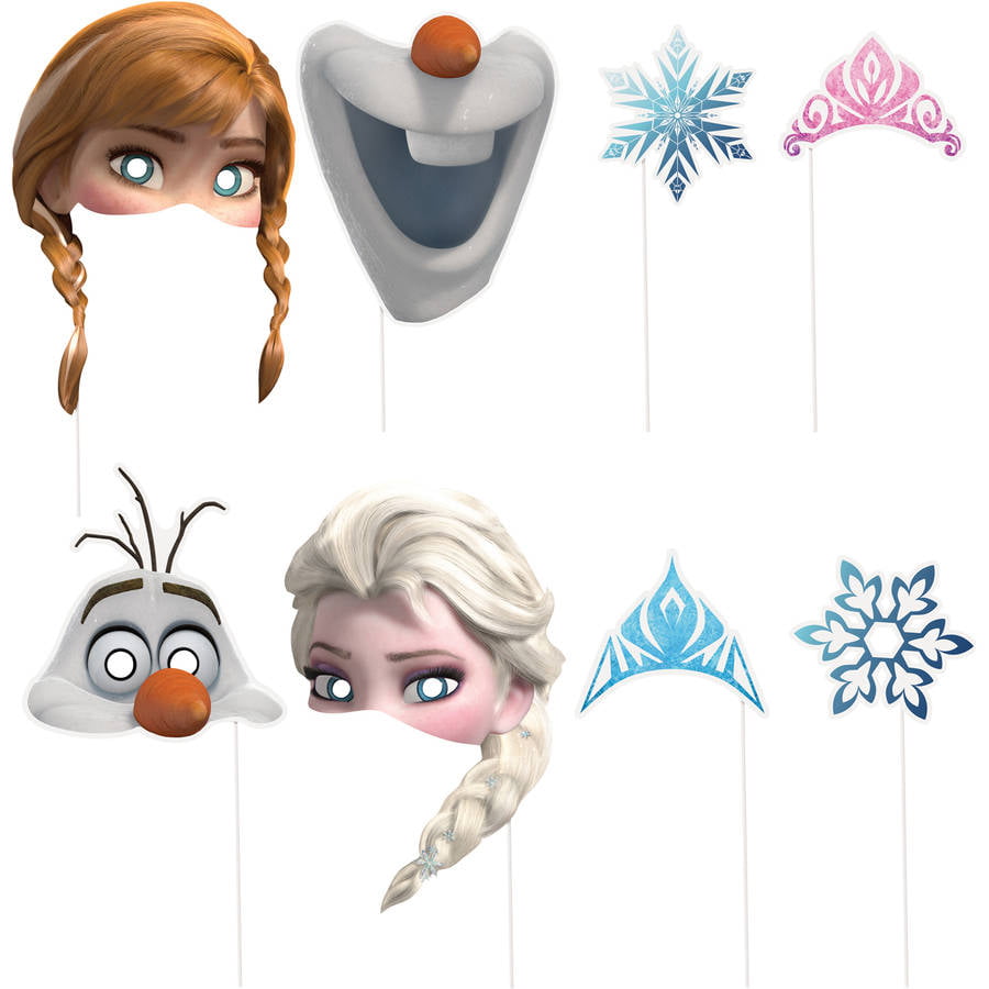 8pc Disney Frozen Photo Booth Props