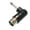 M, variant on 6.35mm to XLR 3 Pin Converter Right Angles Adapter for Musicians in Live Performances and Studio
