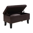 thumbnail image 3 of Pemberly Row Ottoman in Espresso, 3 of 8