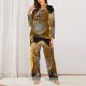 thumbnail image 2 of Balery Heavy Metal Style Guinea Pig Conjunto de Pijama con Estampado para Mujer, Conjunto de Dos Piezas con Manga Larga, Ropa de Dormir Suave con Bolsillos, Pijamas Cómodos-X-Large, 2 of 7
