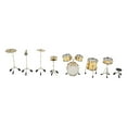 thumbnail image 2 of Mini Drum Kit Model, Durable Wearable Dollhouse Drum Kit Model  For Decoration, 2 of 8