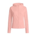 thumbnail image 6 of Qzwdhjm Hoodie Workout Jacket for Women Sun Protection Long Sleeve Tunics Zip Up Quick Dry Sun Shirts Athletic Gym Jackets, 6 of 7
