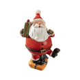 thumbnail image 2 of AMLESO Miniature Santa Claus Ornament Desk Car Dining Room Small Resin Santa Statue B, 2 of 8