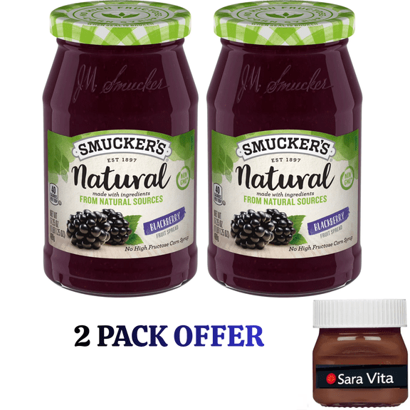 Smucker's Natural Blackberry Fruit Spread, 17.25 oz