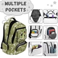 thumbnail image 6 of Jeiento Boys Backpack 8-12 17 Inch Large Capacity Dinosaur Skeleton Water-Resistant Polyester School Backpack for Elementary Kids, Travel and Hiking, Back to School, 6 of 7