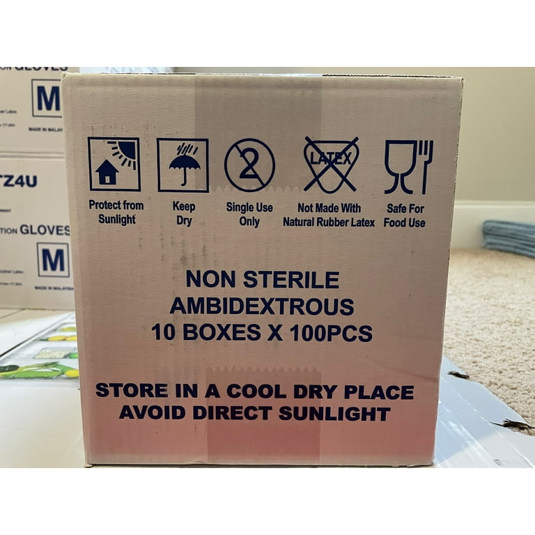 Walletz4U Emerald Prime Nitrile Gloves 1000 Pcs Large