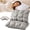 1 Pc Gray, variant on 3D Bread Down Bed Pillow, Ergonomic 3D Bread Down Bed Pillows for Sleep, Hotel Fluffy Soft Gusseted Pillows, Breathable Ergonomic Neck Support Pillow, Enhances Comfortt