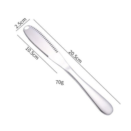 

Multifunctional Stainless Steel Butter Cutter Knife 1pc 8 Colors Western Bread Jam Knife Cream Cutter Utensil Dessert Tool
