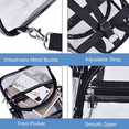 thumbnail image 3 of Clear PVC Stadium Backpack - Transparent, Waterproof Festival & Concert Bag, Compliant with Security Policies for Sports Games, Travel & Work, Lightweight & Durable., 3 of 7