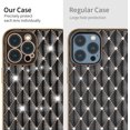 thumbnail image 4 of FYBTO Compatible with iPhone 12 Pro Max Glitter Luxurly Plating Case, Unique Full Camera Lens Protection, Shockproof Edge Bumper Slim Soft TPU Phone Case [6.7 inch] -White, 4 of 5