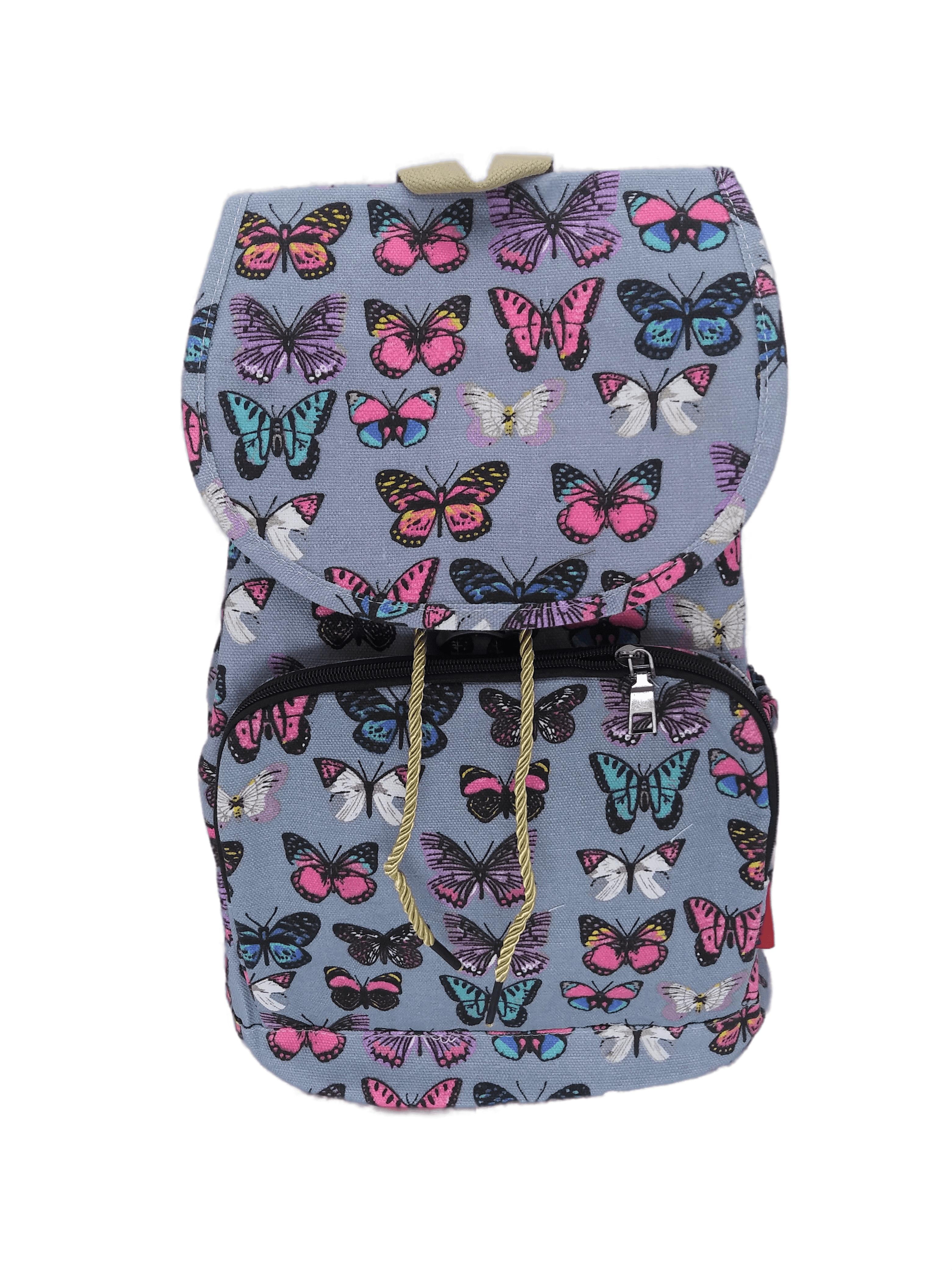 Bravo! Women's Backpack Butterfly Rucksack Drawstring