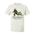 thumbnail image 2 of Wild Bobby, Squatching Through the Snow Bigfoot, Christmas, Men Graphic Tee, White, 5X-Large, 2 of 4