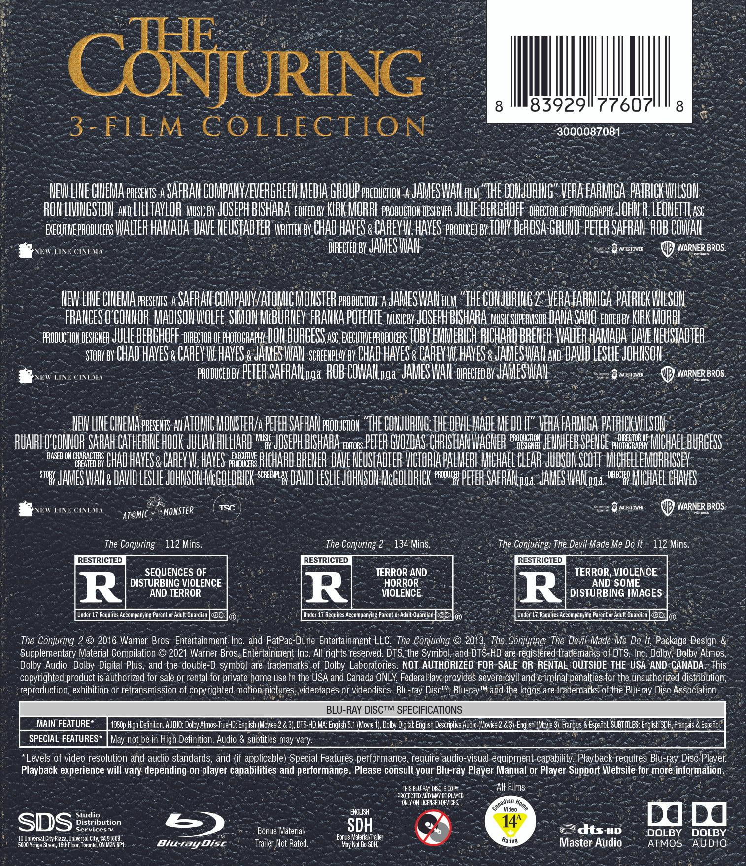 非常に良い」The Conjuring: 3-Film Collection [Blu-ray] 【公式通販】
