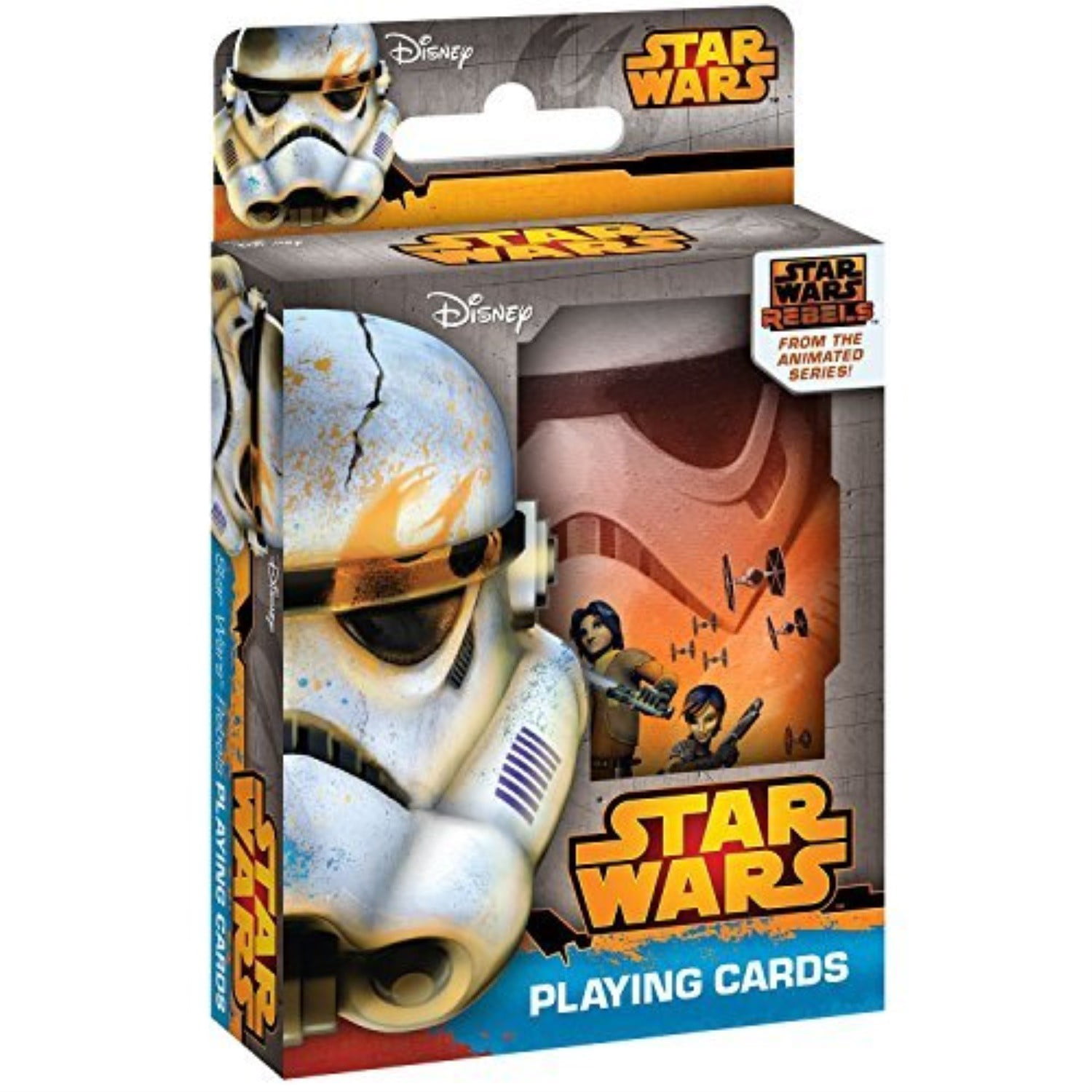 BRAND NEW Disney Star Wars Rebels Playing Cards In Collector's Metal Tin Case 