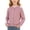 Pink, variant on Guluxicc Kids Girls Solid Color Stretch Knit Cardigan Crew Neck Long Sleeve Sweater 1-10 Years