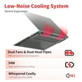 thumbnail image 5 of FIREBAT U6B 16 Inch Thin 2-in-1 Laptop, AMD Ryzen7 H 255, 16GB DDR5, 512GB SSD, Gray, 5 of 10