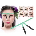 thumbnail image 3 of 4 Colors Permanent Eyebrow Makeup Ruler for Accurate Shaping, Symmetrical Brows, Face Contour Fit, Easy Tattoo & Eyebrow Drawing, Suitable Brow Shape, 3 of 4