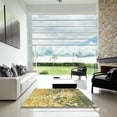 thumbnail image 6 of Ahgly Company Indoor Rectangle Abstract Chrome Gold Yellow Abstract Area Rugs, 6' x 9', 6 of 6