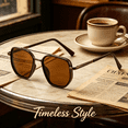 thumbnail image 6 of HBMYN Polarized Aviator Sunglasses for Men Square Retro Metal Frame Uv 400 Protection, 6 of 7