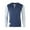 336 Navy / H Blue, variant on ZIMEGO Men’s Casual Color Block Long Sleeve Raglan Athletic Fashion Henley Shirt