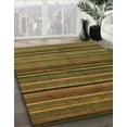 thumbnail image 2 of Ahgly Company Indoor Rectangle Abstract Dark Brown Abstract Area Rugs, 2' x 4', 2 of 6