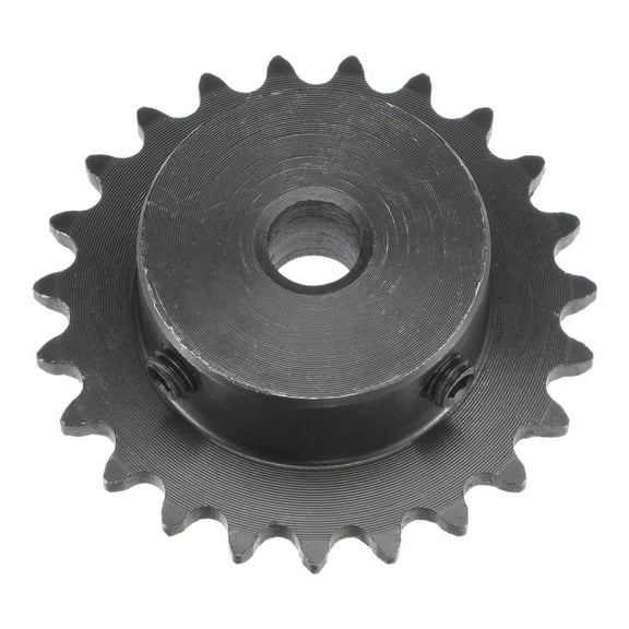 Uxcell Teeth Chain Sprocket Carbon Steel, with Set Screws 8mm