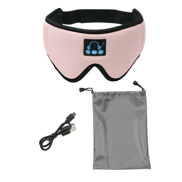 Eye Cover 3D Bluetooth Headphone Eye Cover Parche ocular portátil para dormir, tipo 04, marca media, rosa Speravity EL001271-05B