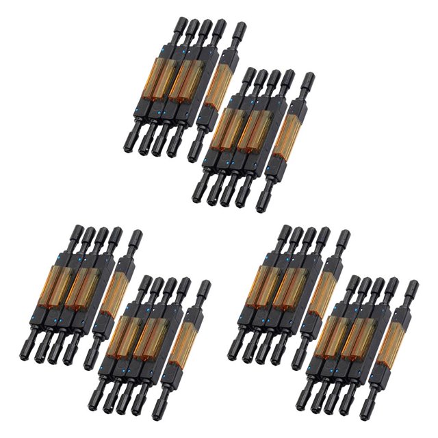 Seitruly Acoplador de conector de fibra óptica de 10 piezas, pieza de repuesto de Cable de Internet, accesorio de conexión mecánica Type1 NO1