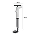 thumbnail image 4 of Removedor De Obstrucciones Air Power Drain Blaster Tools Removedor de obstrucciones universal para baño Ducha Bañera Likrtyny Para estrenar, 4 of 7