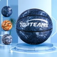 thumbnail image 2 of Regalo de baloncesto duradero para adultos No.7 bola azul sensación de cuero suave No.5 suministros de entrenamiento de baloncesto para escuela primaria para niños Fivean unisex, 2 of 2