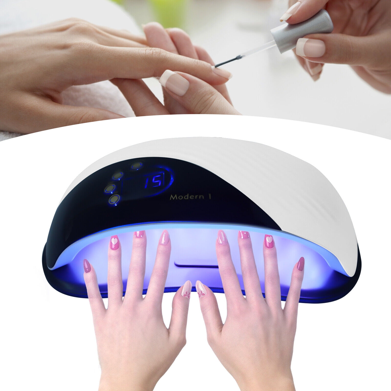 NailStar® Professional LED Nail Lamp Dryer for Gel Polish with 30sec,  60sec, 90sec and 30min Timers: Buy Online at Best Price in UAE - Amazon.ae