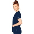 thumbnail image 3 of MED COUTURE Women Raglan Top, Color: Navy, Size: XL (8470-NAVY-XL), 3 of 5