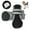 Black, variant on 4pcs Breathable Mesh Dog Shoes Non Slip Dog Boots Booties Pet Socks for Snow Rain Reflective