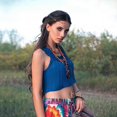 thumbnail image 2 of 2 Pcs Bohemian Head Chains Hollow-out Moon Pendant Crystal Decorative Headpieces Hair Accessories for Women and Girls, 2 of 4