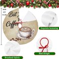 thumbnail image 5 of Vintage Coffee Christmas Tree Skirt 36 Inches, Modern Farmhouse Coffees Brown Retro Xmas Trees Skirt Mat Cover Decorations for Holiday Party Indoor Outdoor, 5 of 9