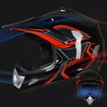 thumbnail image 3 of Casco de moto de cross ILM BLD-818 para jóvenes y niños, rojo (joven-grande) DOT, 3 of 9