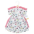 thumbnail image 2 of Hudson Baby Girls Cotton Dresses, Pink Doodles, 6-9 Months, 2 of 4
