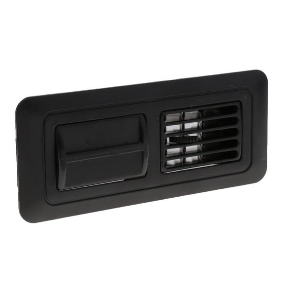 RV Motorhome Yacht /C Louvered Vent Air Outlet Ventilation Black