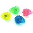 thumbnail image 4 of Flashing Led Bumpy Rubber Rings,Jelly Bubble Light Up Finger Toy,36 Pcs, 4 of 5