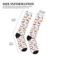 thumbnail image 2 of Lsque Dachshund Dog Puppy Pattern Sport Compression Socks for Men & Women 15-20 mmHg Knee High Nurse Pregnant Running Medical and Travel Athletic, 2 of 6