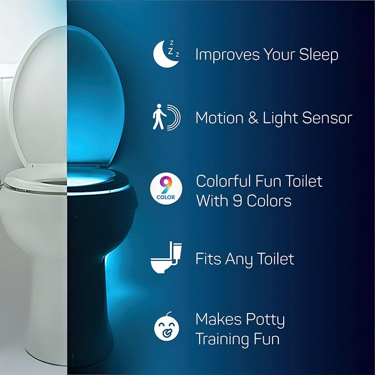 1pc Toilet Night Light, Motion Activated Toilet Lighting For