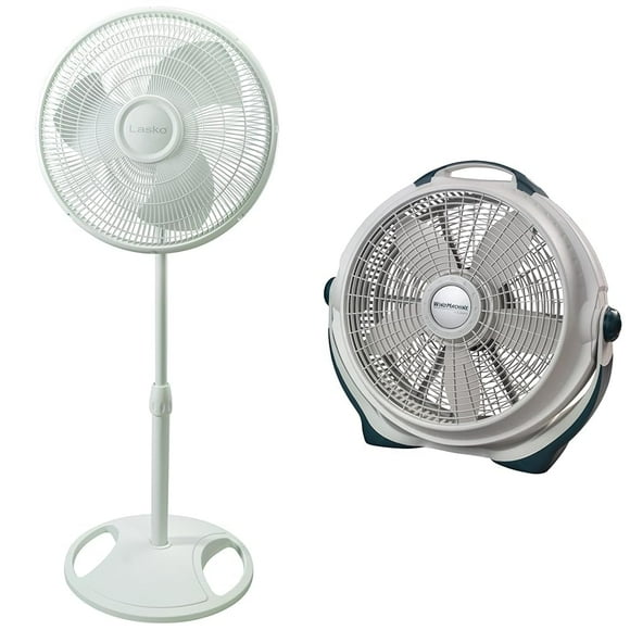 Ventilador Lasko 2520 con soporte oscilante de 40 cm y máquina de viento