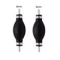 thumbnail image 2 of TopOne 2pcs Bulb-type Rubber Fuel Transfer Vacuum Fuel Line One-way Fuel Valve Fuel Pump Line Hose Hand Primer Gasoline Pump, 2 of 8