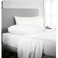 thumbnail image 2 of Full Size 800 Thread Count Luxury Extrasoft 100% Egyptian Cotton 4 Piece Sheets Set in Hotel Quality White Solid 18 Inch Deep Pocket, 2 of 5
