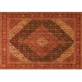 thumbnail image 1 of Ahgly Company Indoor Rectangle Medallion Orange Traditional Area Rugs, 3' x 5', 1 of 1