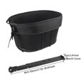 thumbnail image 7 of lacooooppia Pet Basket Dog Bike Basket Easy Install Pet Carrier Pet Travel Bag for Adults Outdoor Bicycling Daily Outings for Folding Bike, 7 of 7