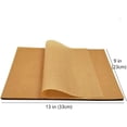 thumbnail image 2 of Unbleached Parchment Paper Sheets for Baking,Parchment Paper for Baking Brown Baking Paper(100Pcs), 2 of 4