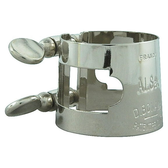 Bonade Alto Saxophone Ligature Alto Sax - Nickel - Regular